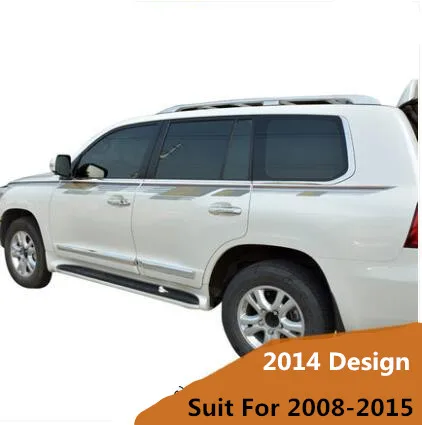 Красочные популярные высококачественные полоски наклейки для Toyota Land Cruser LC200 2007- Z2CA704 - Название цвета: D