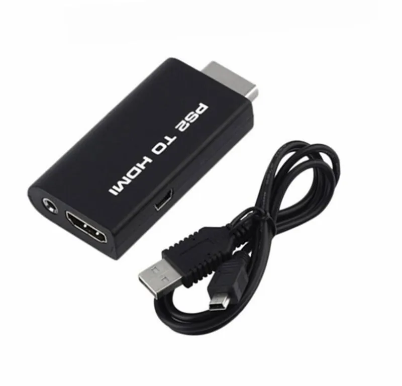 50 шт./лот для PS2 HDMI 480i/480p/576i аудио видео преобразователь адаптер с аудиовыходом 3 5