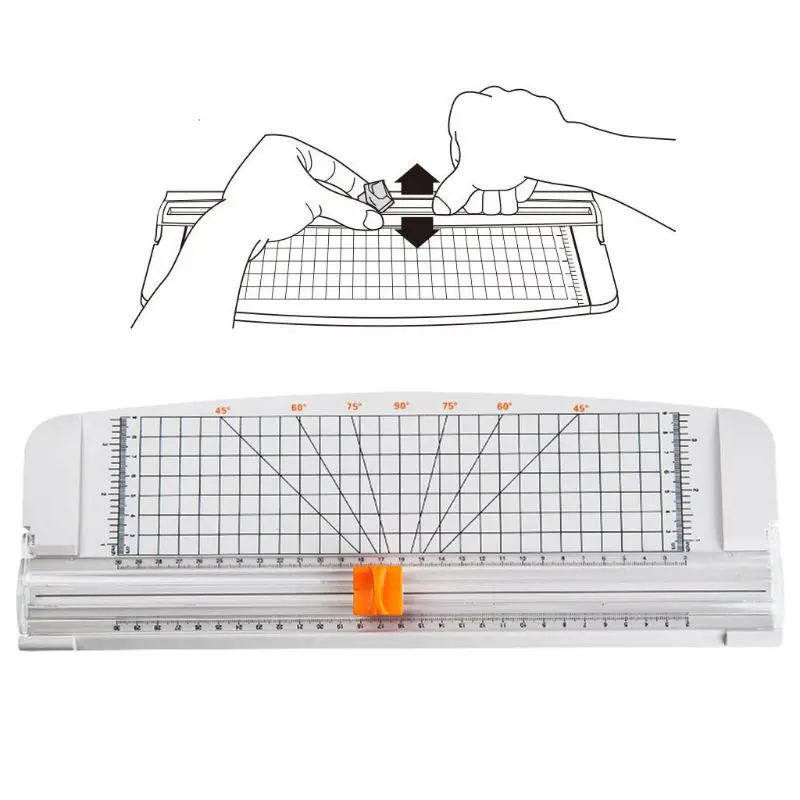 Ротационный триммер для бумаги резак фото карты с линейкой угловая Обрезка