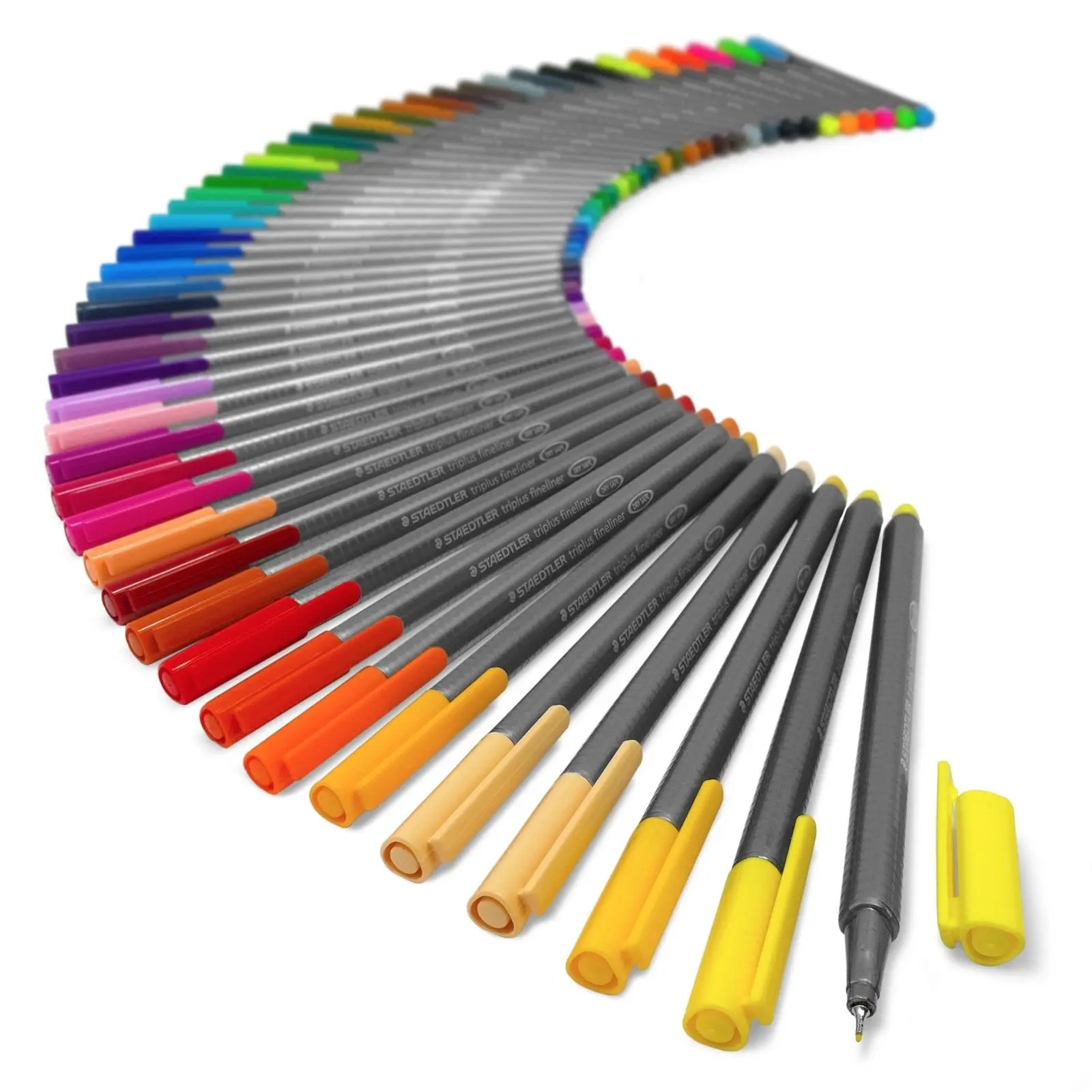 Staedtler Triplus Fineliner ручки художественные маркеры металлические подарочные жестяные 50 ярких цветов 0,3 мм
