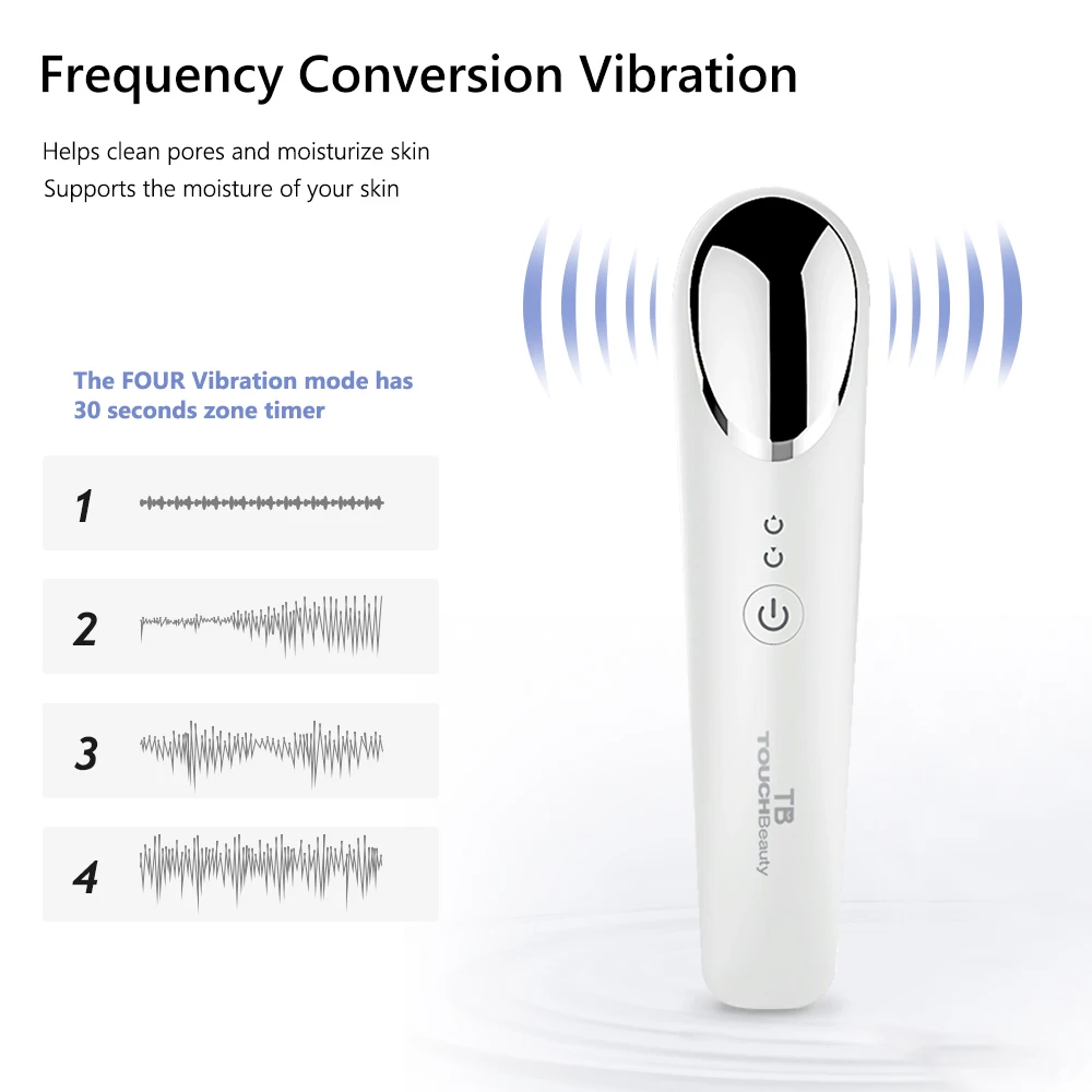 TOUCHBeauty Портативный лица Настой sonic массажер вибрации, чтобы поддерживать молодой здоровый или улучшить акне повреждения Уход за кожей лица SkinTB-1666