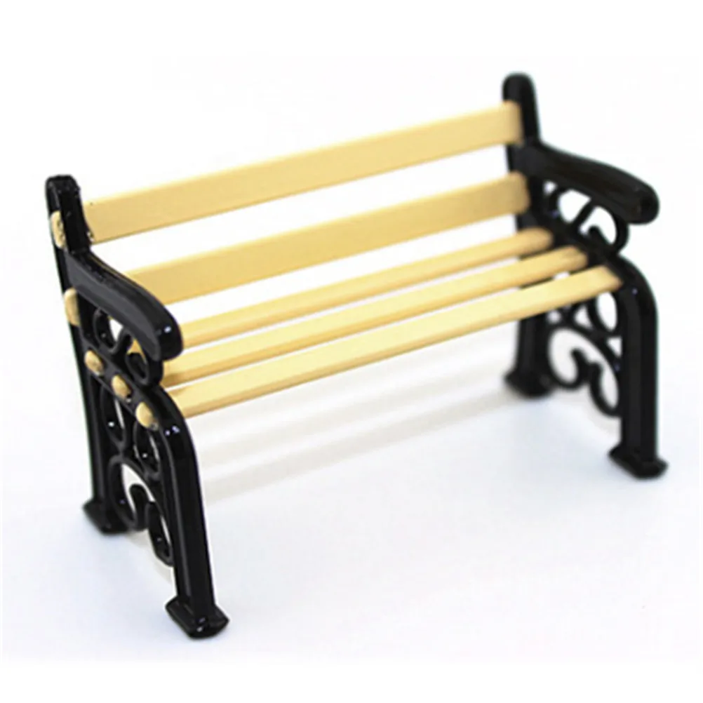 1 шт. изделия из смолы современные скамейки для парка миниатюрные сказочные