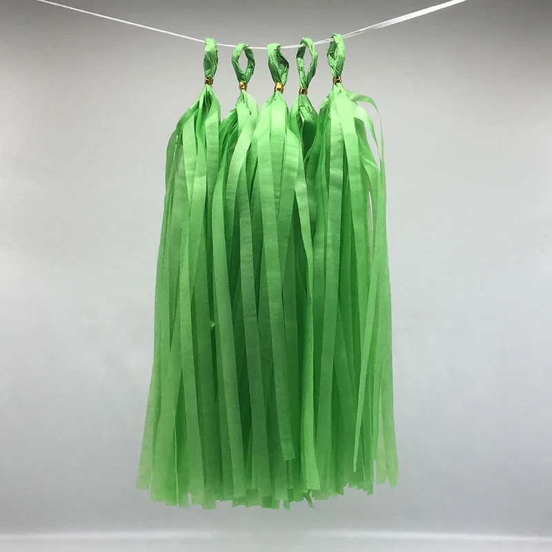 Light green 25*35 см бумажный баннер с кисточками на день рождения, свадьбу, вечеринку, день рождения ребенка, рождественские праздничные шары, украшение для одного года - Цвет: Light green