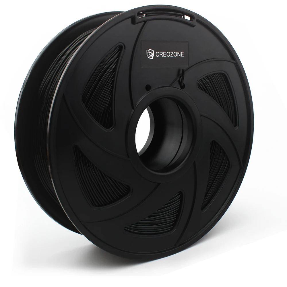 CREOZONE Гибкая нить ТПУ для 3D принтера 1 75 кг (фунта) черная|flexible filament|3d printer filament