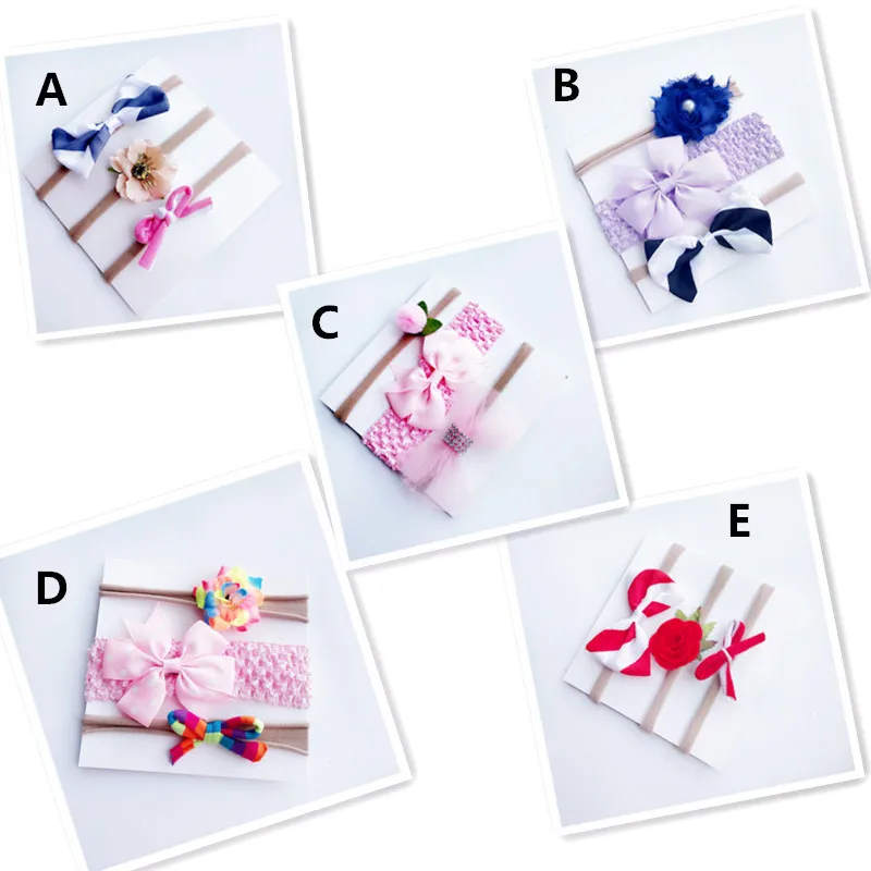 3pcs/set flowers Bowknot Hairpins children stars Cartoon hair clips kids girls handmade Barrettes Accessories headwear | Детская одежда