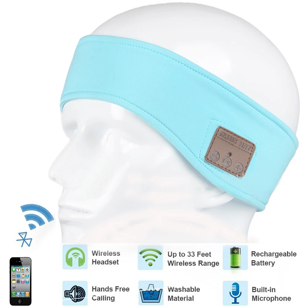 3 цвета дуплексный режим Беспроводные спортивные bluetooth-наушники оголовье Смарт Отслеживание занятий спортом и повязка на голову с USB кабель, способный преодолевать Броды для взрослых 1 шт. J3