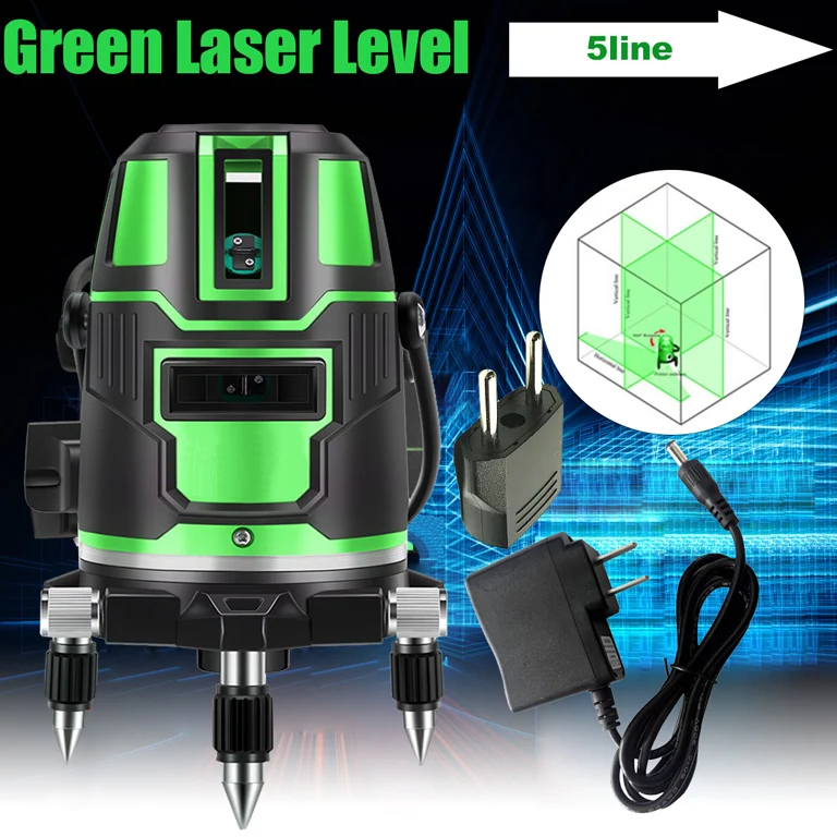 5 lines 6 point Green/red Laser Level Vertical&ampHorizontal Automatic Self Leveling 360 Degree Self-Leveling DIY Tools | Инструменты