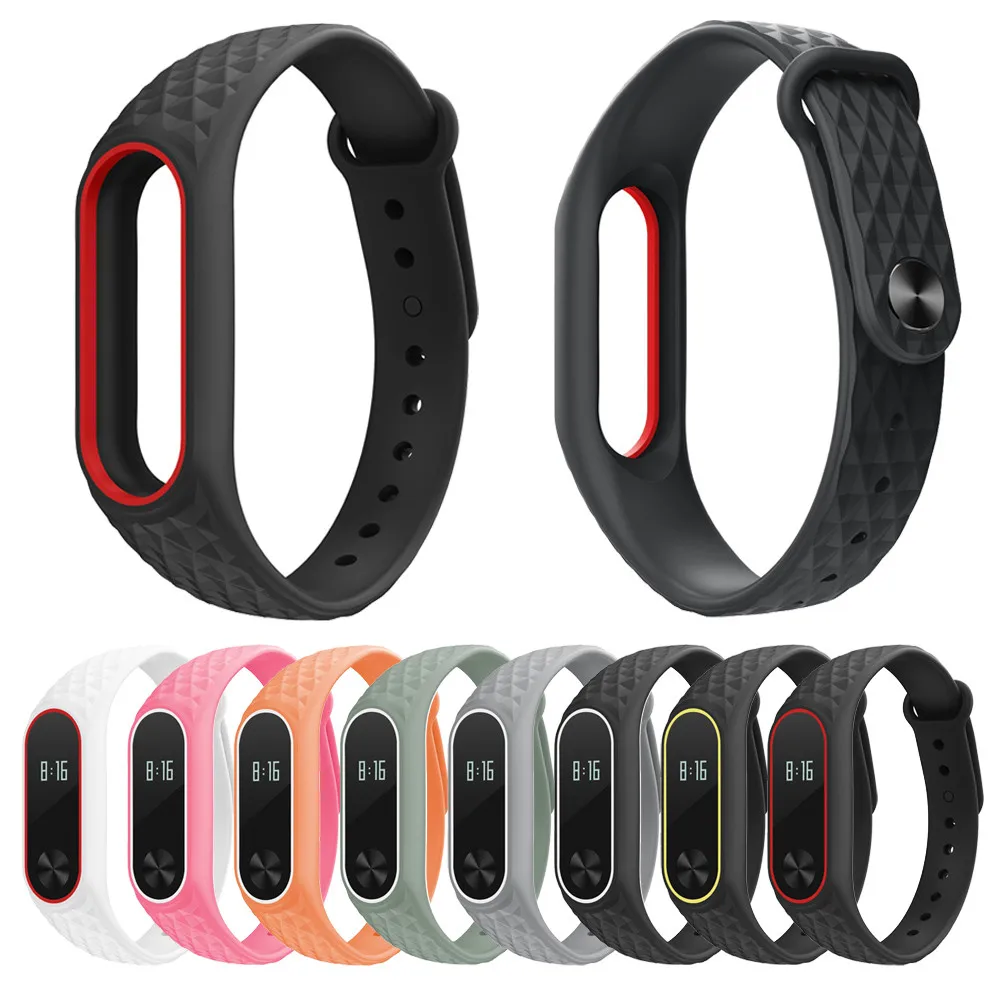 Сменный силиконовый браслет LANDFOX сменный Браслет Для xiaomi MI Band 2|for mi band|silicone wrist