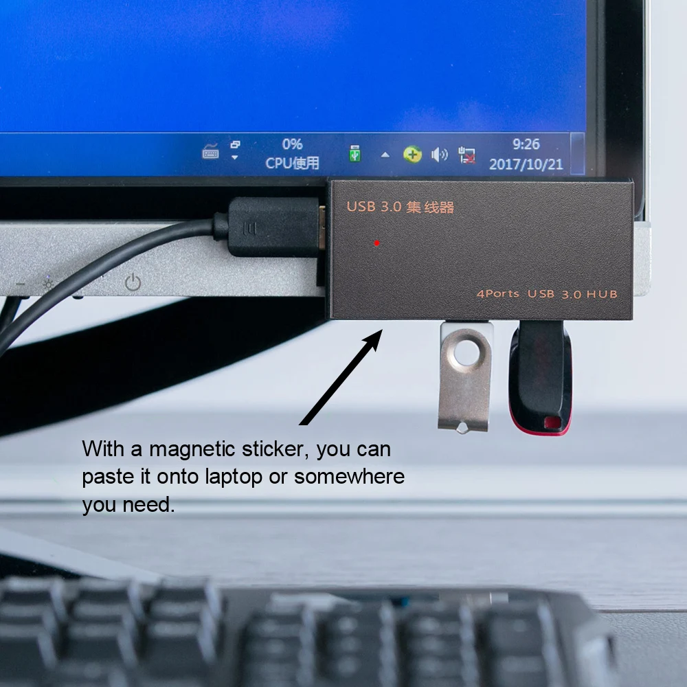 USB C концентратор Type конвертер с 4 3 0 Портативный совместимый для Mac и других