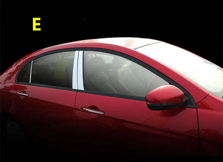 Для Geely Emgrand 7 EC7 EC715 EC718 Emgrand7 E7, EC7-EV, EV, яркое окно автомобиля, автомобильные наклейки, автомобильные аксессуары
