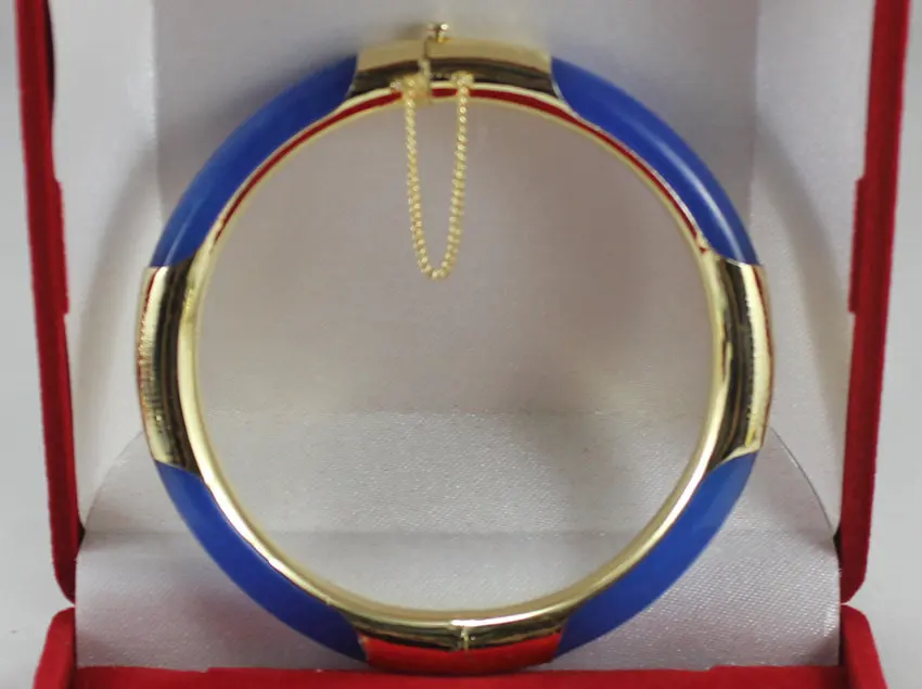 Женский Красивый синий нефритовый браслет 57 мм для вечеринки и свадьбы Новинка |