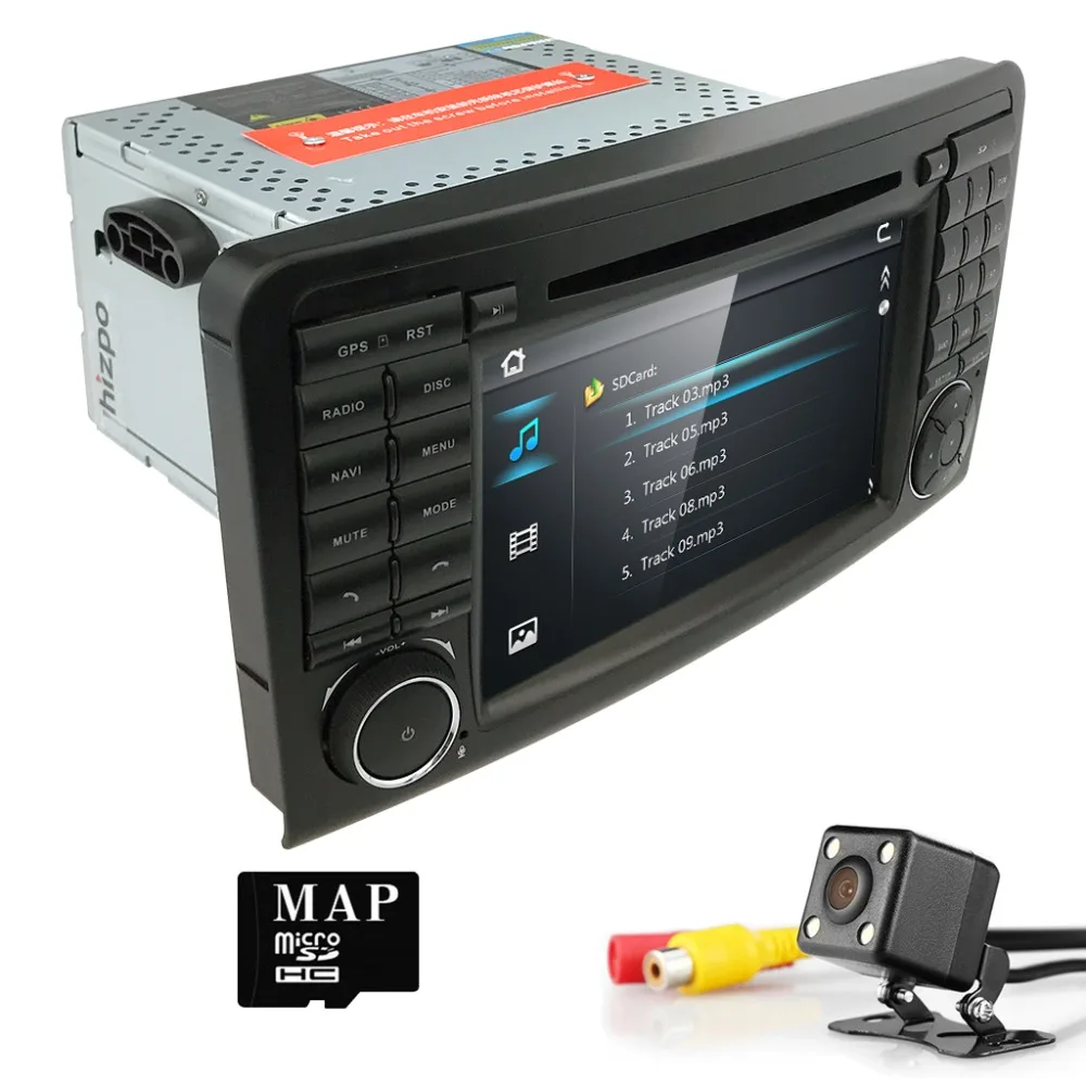 Hizpo лента Авторадио Регистраторы машинный DVD проигрыватель для MERCEDES BENZ GL X164 2005 2006