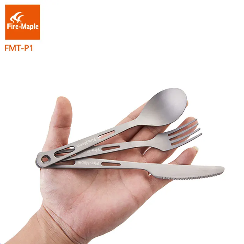 Набор столовых приборов Fire Maple 3 шт./компл. легкий титановый ложка вилка нож