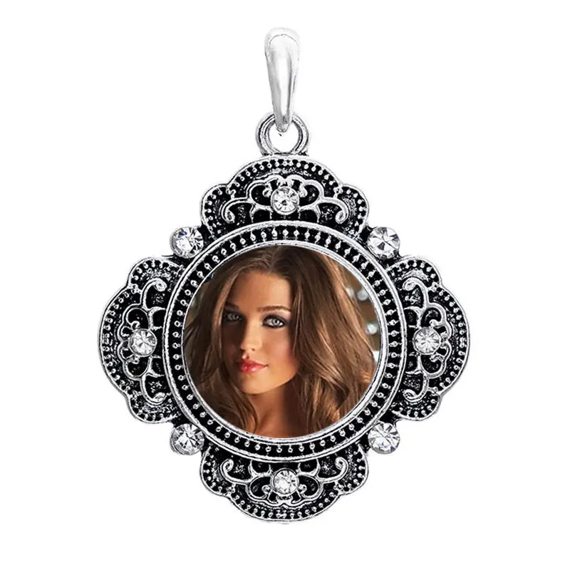 Ожерелье с пуговицами сублимационной печатью кулон для женщин подвески крыльями