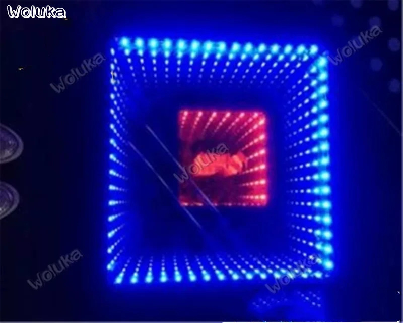 100 см 3D танцпол LED трехмерная динамическая задняя бесконечная пропасть плитка