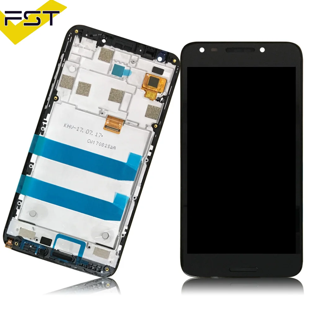 5 'для Alcatel A30 Fierce OT5049 5049 5049Z Revvl 5049W ЖК экран с сенсорным сенсором в сборе рамкой +