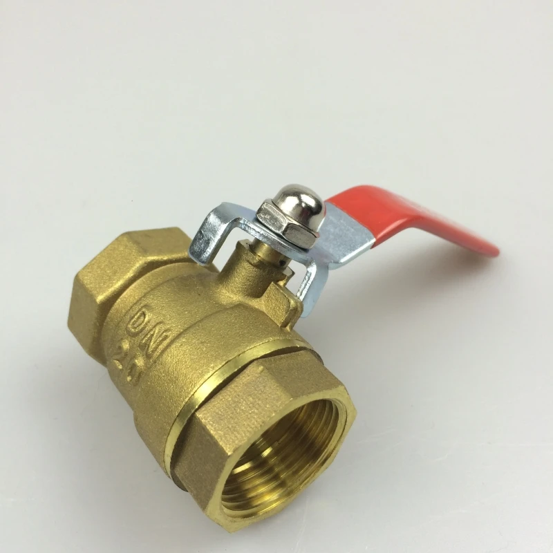 

DN20 Level Handle Brass Pipe Ball Valve Female and Female Thread 3/4"BSP