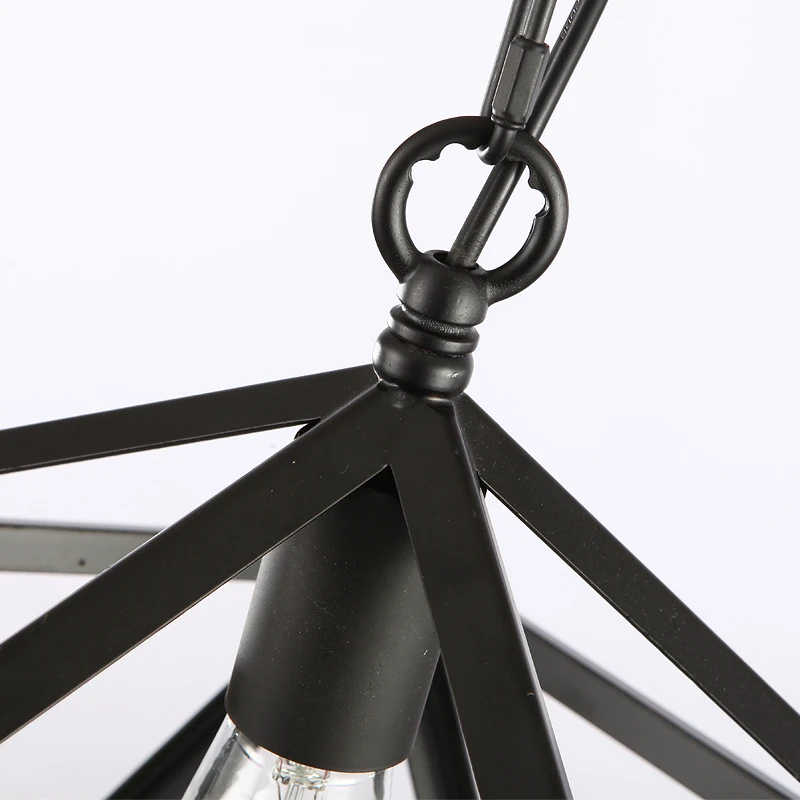 Кованая Железная лампа в стиле лофт промышленный подвесной светильник