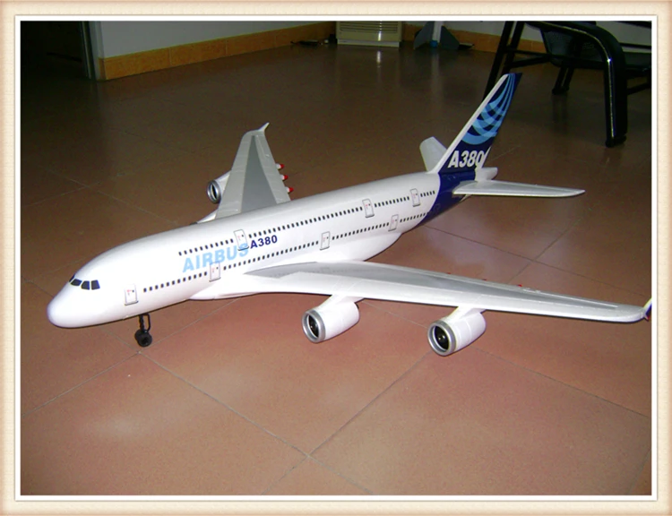 A380 Airbus RC игрушечный самолет с дистанционным управлением EPO фиксированное крыло с двойным воздуховодом, огромный самолет с воздушным судном