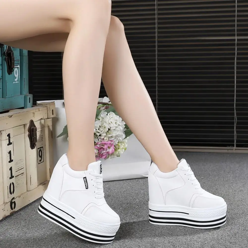 

New 2022 Quality Women's Shoes Breathable Canvas Shoes Women Casual Platform Shoe Thick Sole Zapatillas Mujer