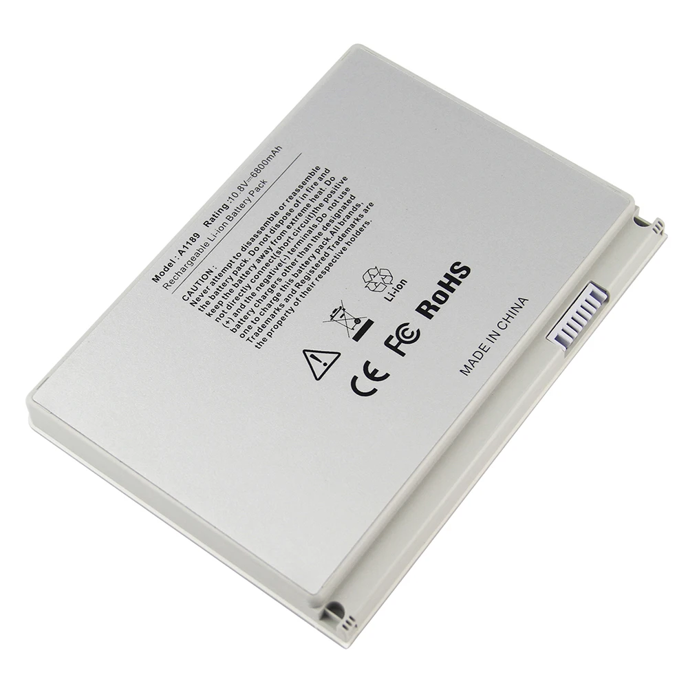 Аккумулятор для ноутбука Apple 6300 мАч APPLE MacBook Pro 17 дюймов A1151 A1189 MA458 A MA458G