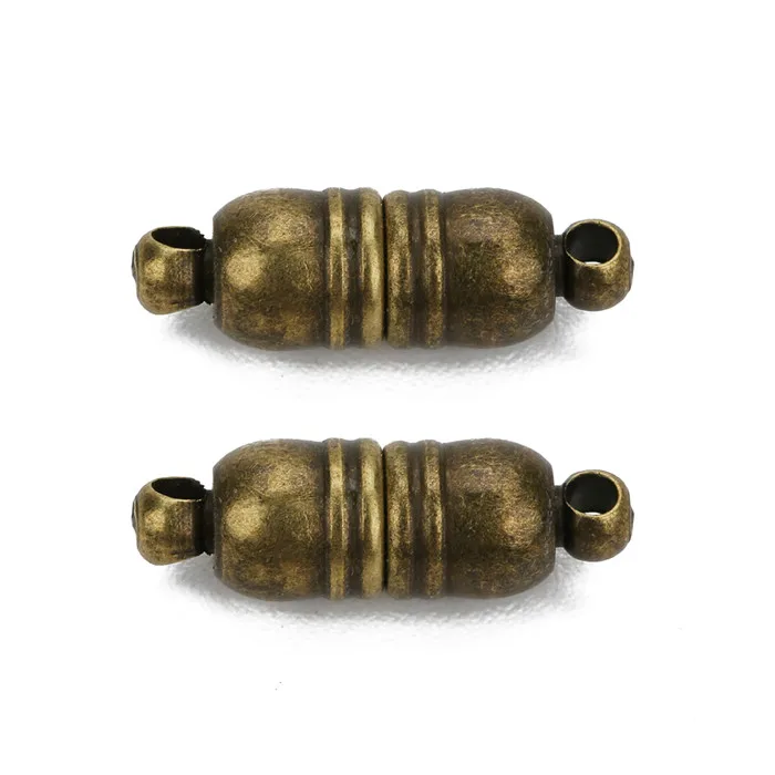 Antique Bronze F7684 Fostfo 5 шт./лот Магнитная застежка крючки ювелирные изделия застежки концевые колпачки Ожерелье Браслеты застежка Разъемы для изготовления ювелирных изделий - Цвет: Antique Bronze F7684