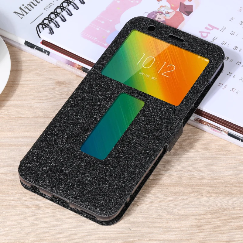 Для lenovo A5 роскошный чехол с подставкой Вид из окна шелк искусственной кожи флип