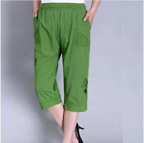 

2018 Women Summer High Waist Cotton Pants Female Loose Straight Pants High Quality Papris Plus Size Casual Pants Women XL-XXXL