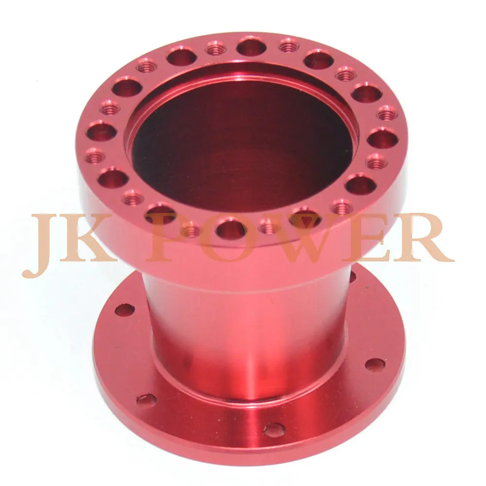 76MM Red JK автомобильный 101 мм 76 мм 51 мм Универсальный алюминиевый адаптер для ступицы рулевого колеса от Boss - Цвет: 76MM Red