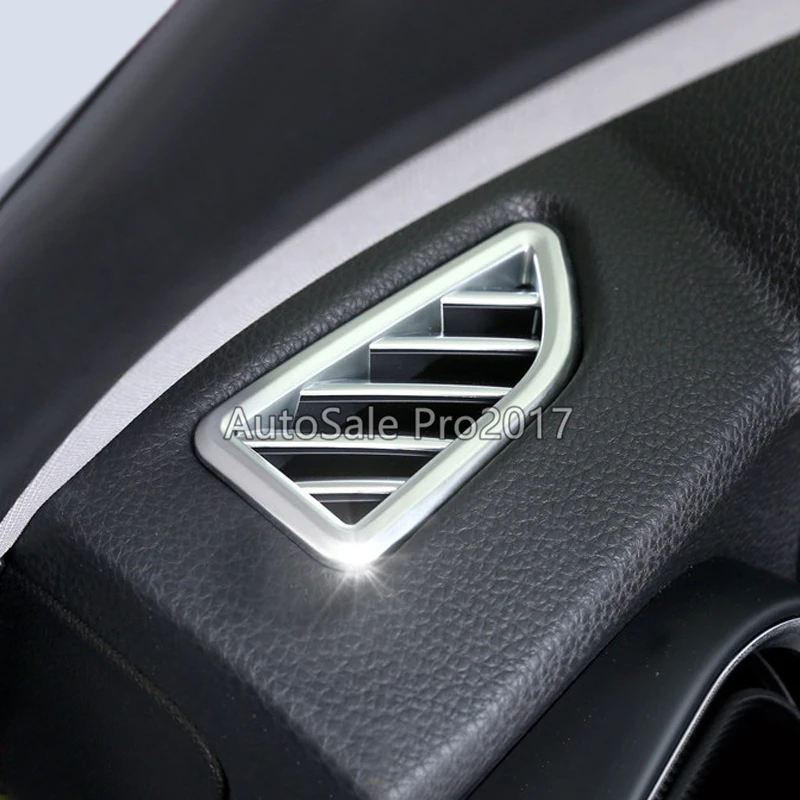 

High-quality for Alfa Romeo Giulia Stelvio 2017 2018 Matte Interior Upper Front Air Vent Outlet Cover Trim 2pcs Car-Styling Acce