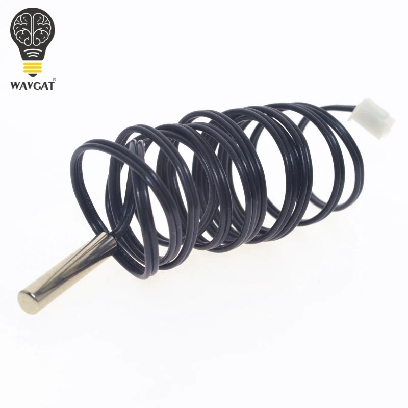 1 м NTC термистор Температурный датчик Водонепроницаемый провод зонда 10K 1% 3950 W1209