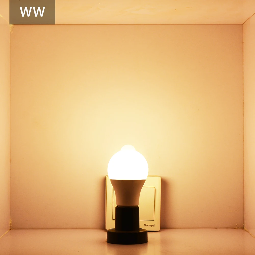 B22 Dusk to Dawn лампочка IP42 12W 18W AC 110V 220V LED PIR сенсор лампа датчик движения для домашнего