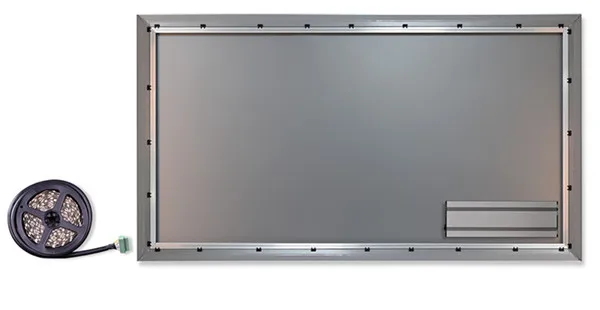 TPALRUW140, 14" 16:10 широкоэкранный потолочный свет диффузионный ALR экран с фиксированной рамой для ультра-коротких проекторов