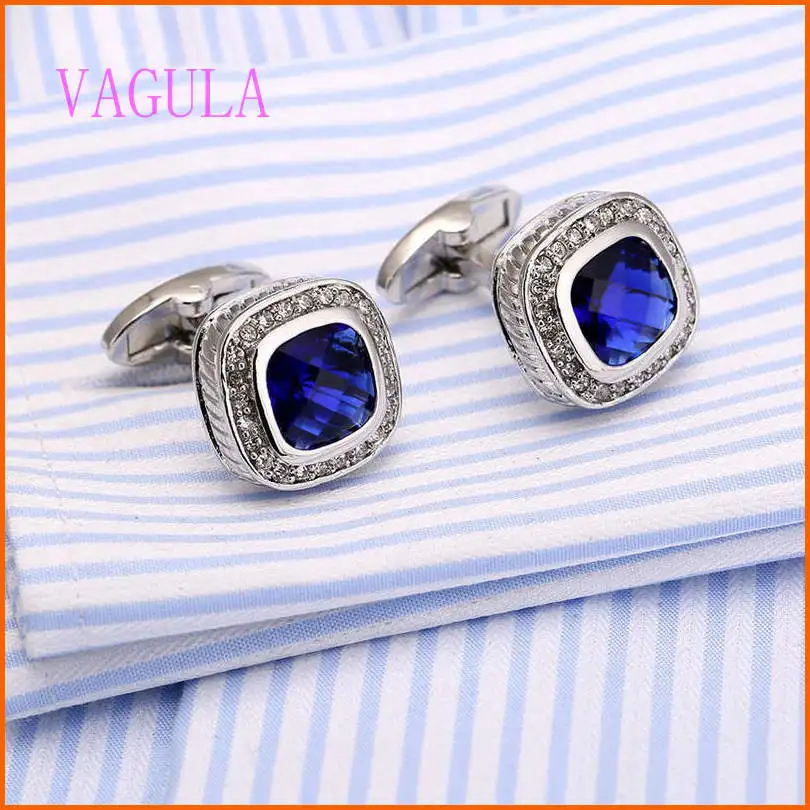 Новый дизайнер CZ горный хрусталь запонки Ультрамодная рубашка Gemelos новые