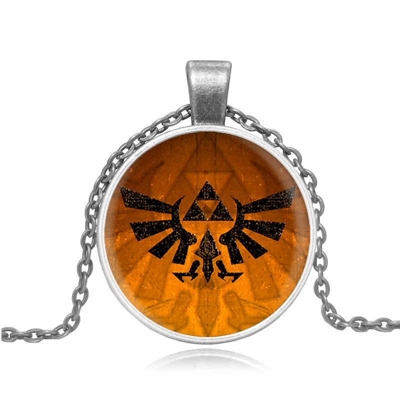 Ювелирные изделия микро значок Zelda стеклянный кулон Прямая поставка с завода