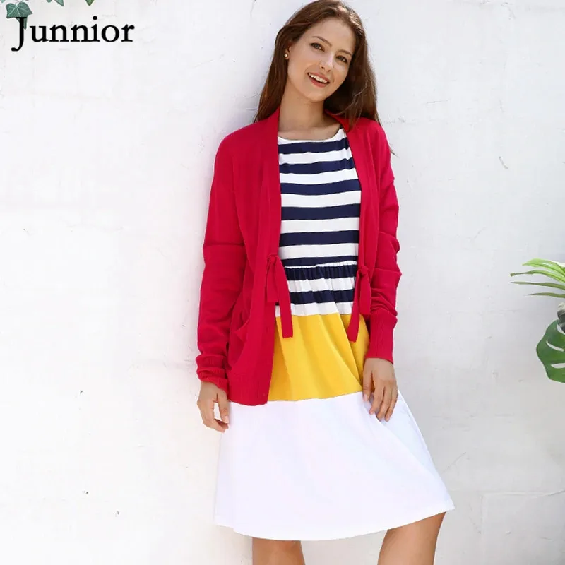 JUNNIOR 2018 Autumn Women Cardigan Crochet Sweater Coat Open Stitch Solid Long Sleeve |
