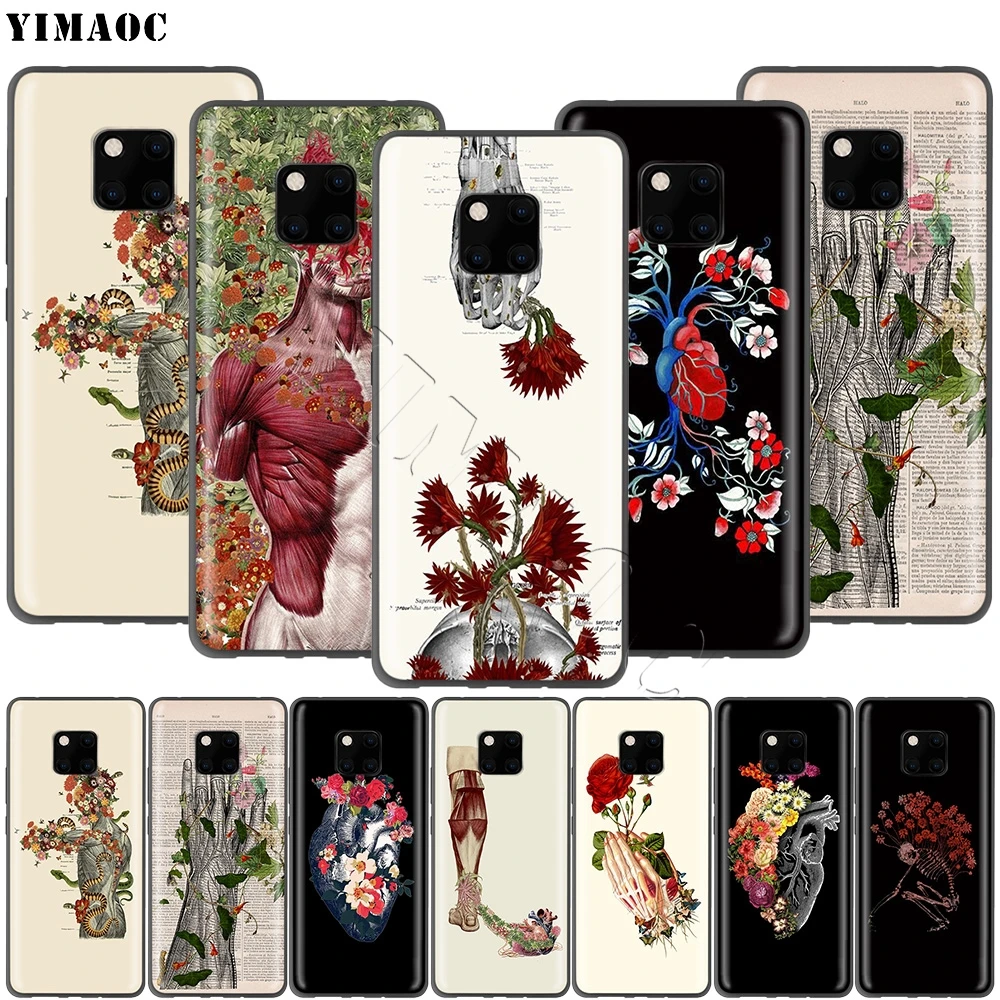 YIMAOC человеческого органа мозга Меридиан почек чехол для Huawei Mate 10 P8 P9 P10 P20 P30 P Smart Lite