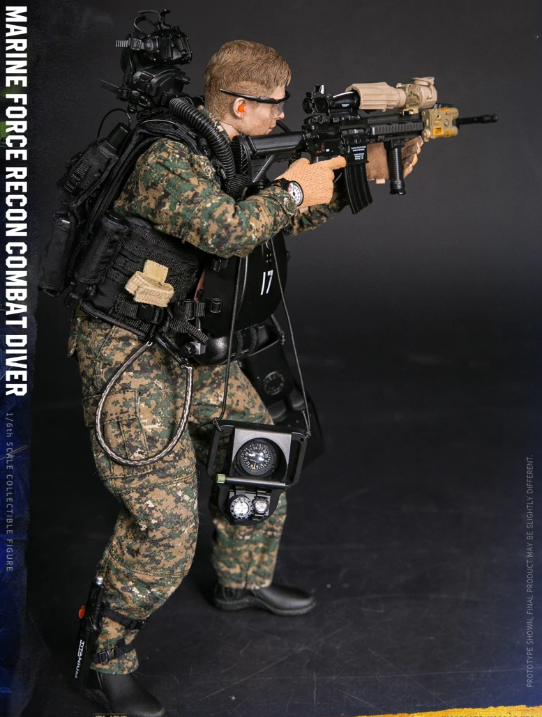 78055 1/6 USMC морская сила RECON COMBAT DIVER WOODLAND MARPAT камуфляжная версия модели для фанатов Коллекционные фигурки