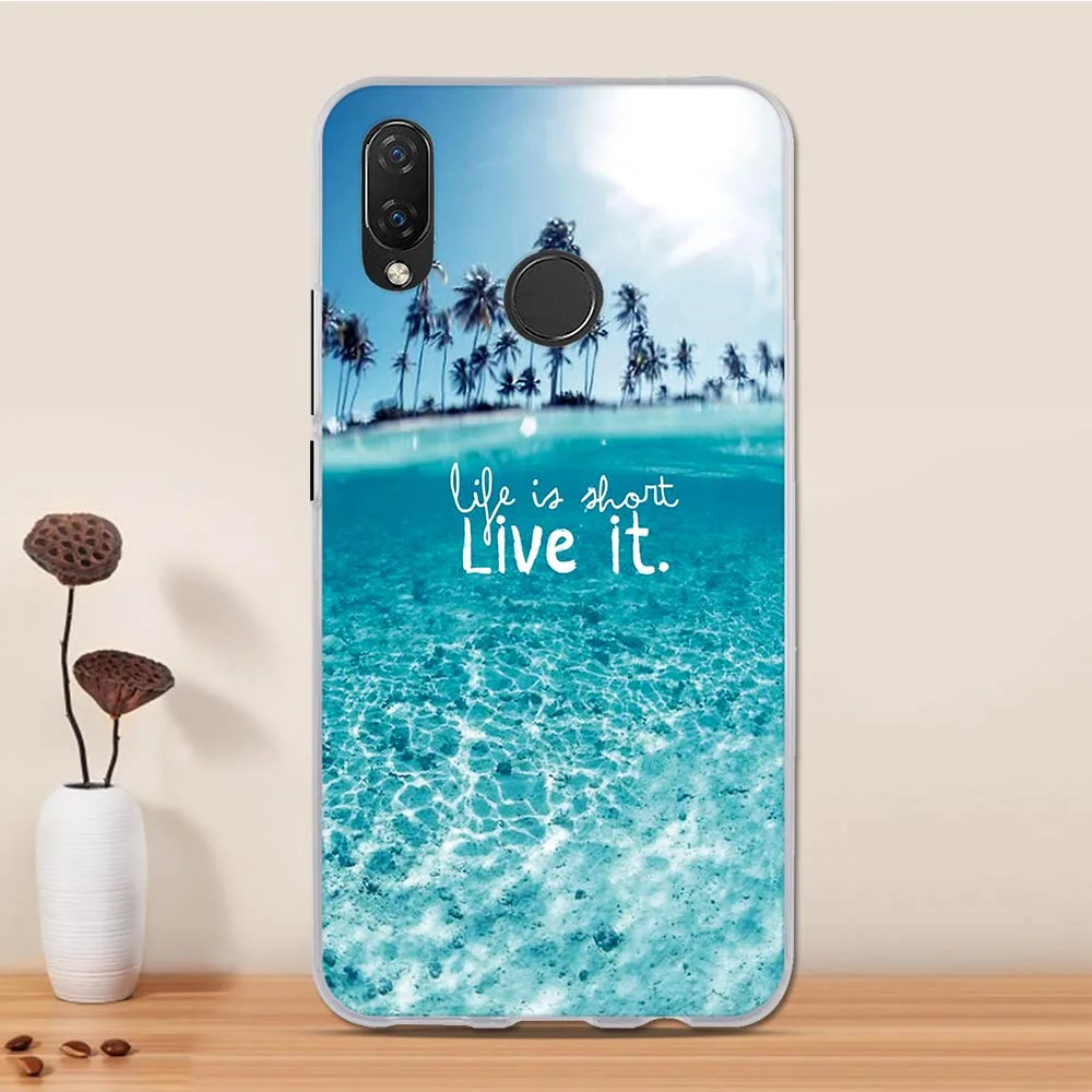 Для huawei P Smart Plus чехол 6," мягкий ТПУ задняя крышка для huawei P Smart Plus чехол силиконовый чехол для huawei Nova 3i чехол - Цвет: 20