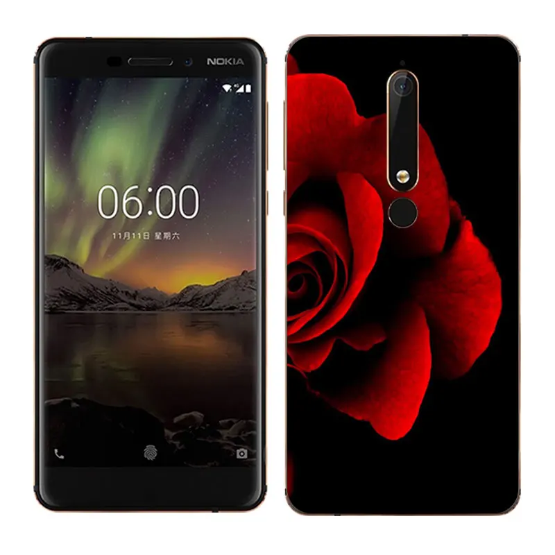 5.5&quot for Nokia 6 2018 Sleeping Phone Cases Soft Silicone Coque Second Generation 2th Ultra Thin TPU TA-1054 Cover | Мобильные