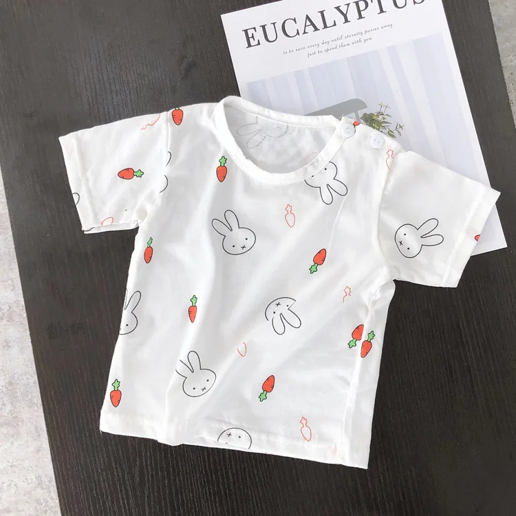 Детская футболка для девочек летние хлопковые топы маленьких мальчиков футболки