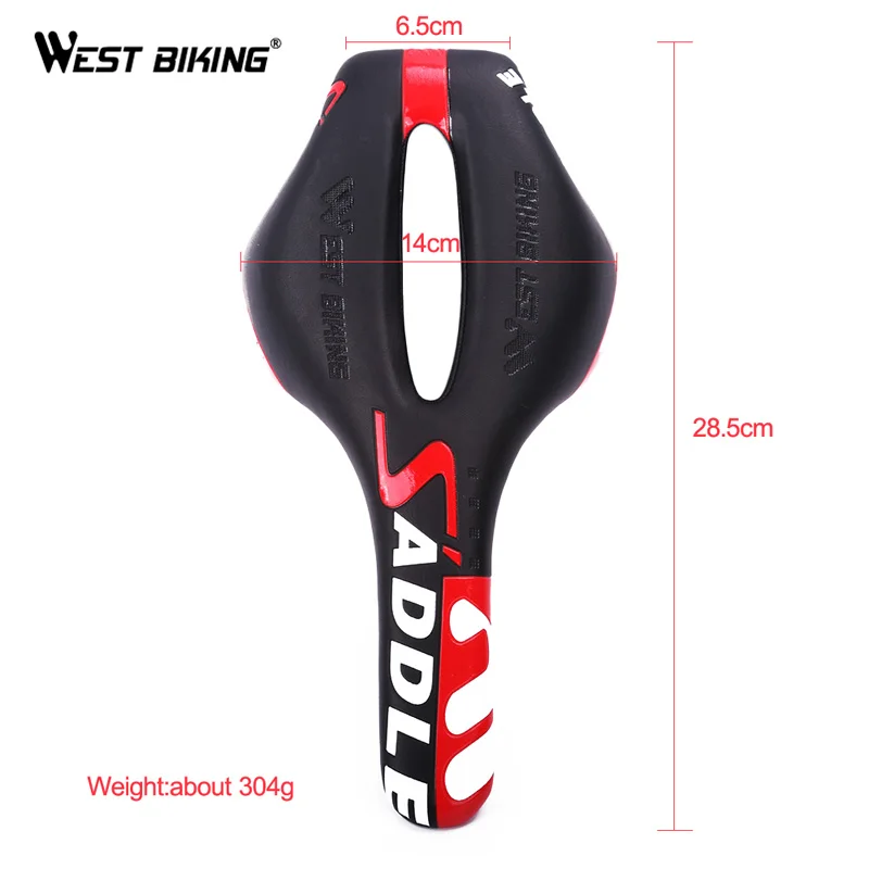 WEST BIKING из искусственной кожи велосипедное седло Нескользящие дорожные
