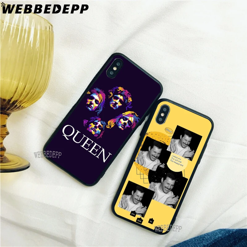 WEBBEDEPP чехол Freddie Mercury Queen band из мягкого ТПУ для Xiaomi Redmi GO Note 4 4X 5 6 pro 5A Prime 7 Pro|Бамперы| |