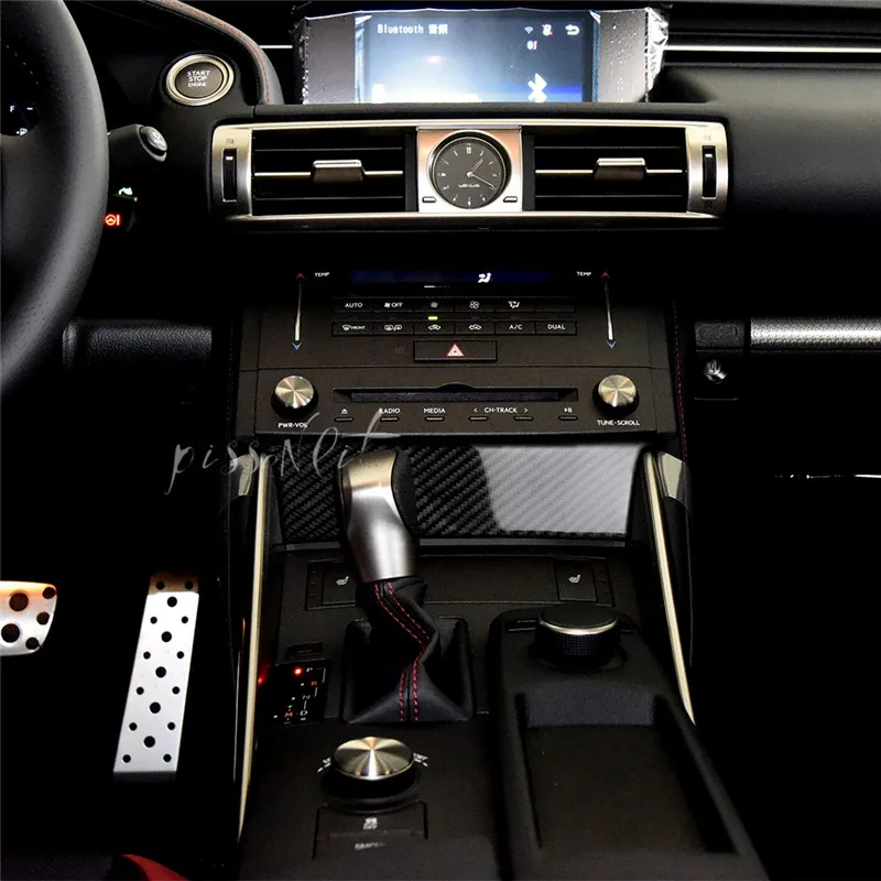 Наклейка 3D из углеродного волокна для автомобилей Lexus IS250 300H украшение интерьера