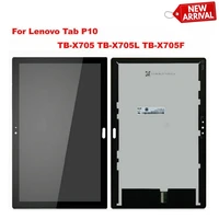 lcd display tb x705 for lenovo smart tab p10 tab5 10 plus tb x705l tb x705f tb x705n matrix with touch screen digitizer assembly