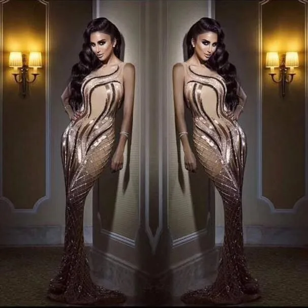 

New Nigerian Embroidered Sequined Mesh Lace Fabric Bride Wedding Fabrics In Gold Sequins African Net Tulle Swiss Voile JL550