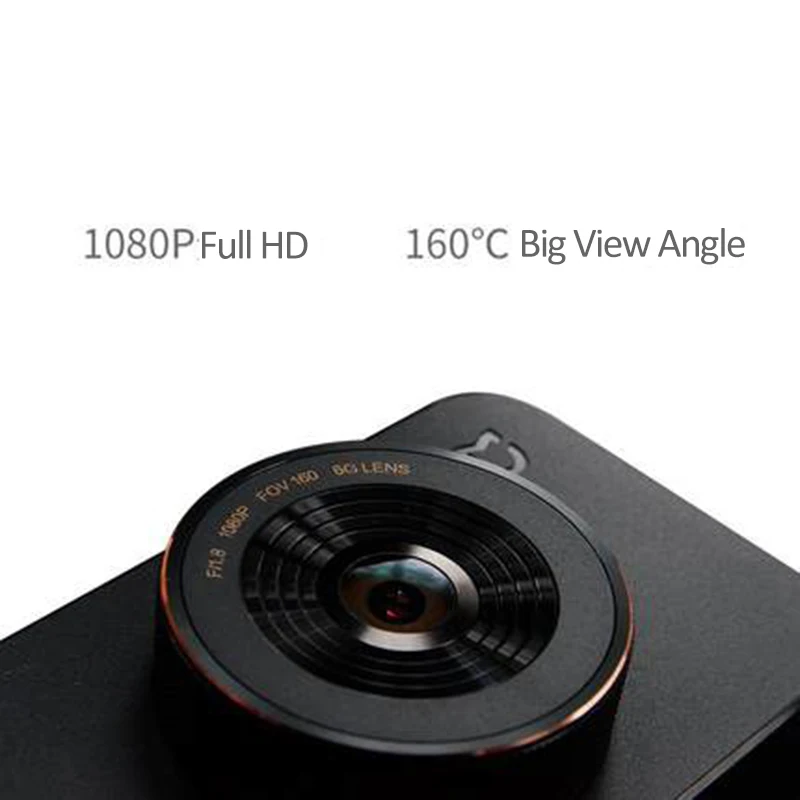 Original Global Xiaomi Mijia Smart Car DVR Recorder Dash Camera 3 Inch HD F1.8 1080P WIFI 160 Degree Wide Angle Screen Cam | Автомобили и