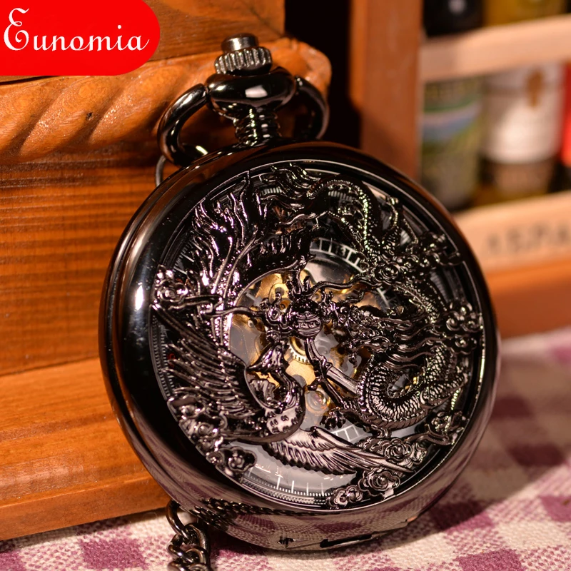 Механические часы с ручным заводом в китайском стиле Лоонг Феникс роскошные