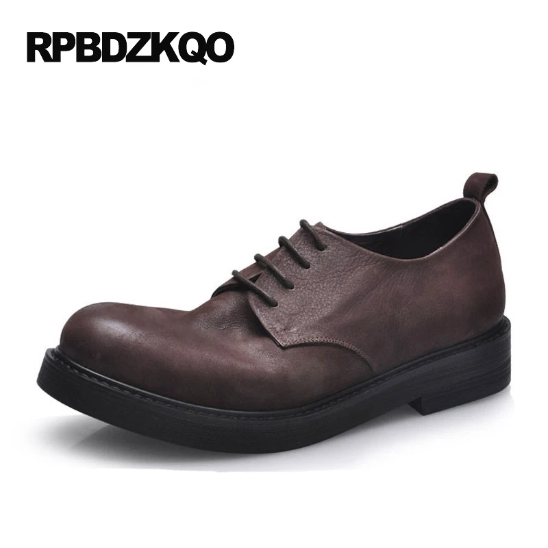 Италия дерби Натуральная кожа мужская обувь итальянская Настоящая бизнес