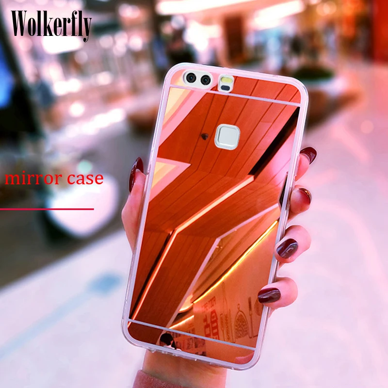Зеркальный чехол для huawei Коврики 20 lite P10 P20 Lite Nova 3 3i P Smart Tpu Защитный чехол на Honor 8X 8C 7X фотоаппаратов моментальной печати 7S 10 9 Lite 7C 7A Pro Y5 Y9
